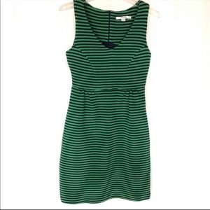 Boden green and blue striped dress!
